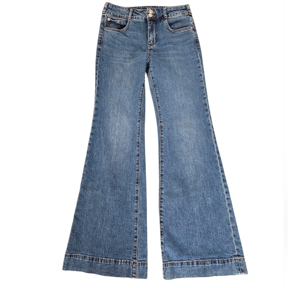 Pilcro Flare Medium Wash Denim Jeans Size 27